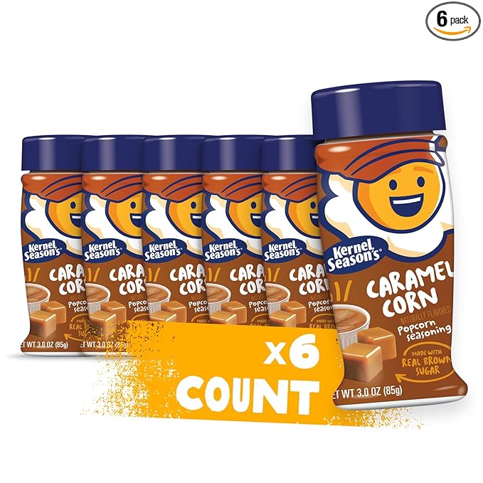 Kernel Season's Popcorn Seasoning, Caramel, 2.85 Ounce (Pack of 6)