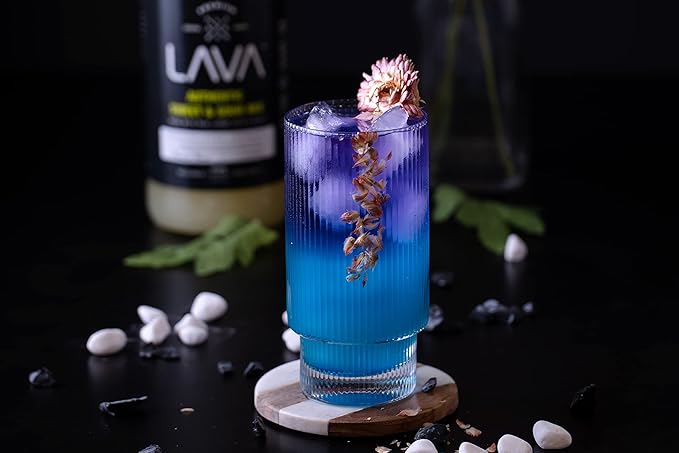 LAVA Premium Authentic Sweet & Sour Mix, Made with Real Lemon Juice, Lime Juice, Raw Blue Agave, No
