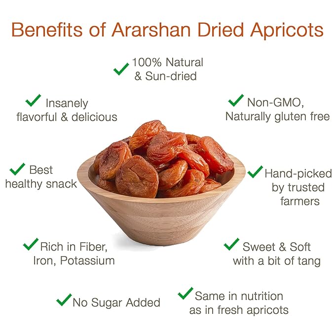 Arashan Apricots – Delicious Dried Apricot Fruit, MOST Delectable Dry Apricot In The World! Grown