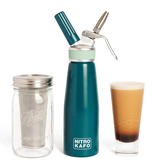 Nitro Cold Brew Maker with Diffuser Nozzle, 1 qt / 1 L