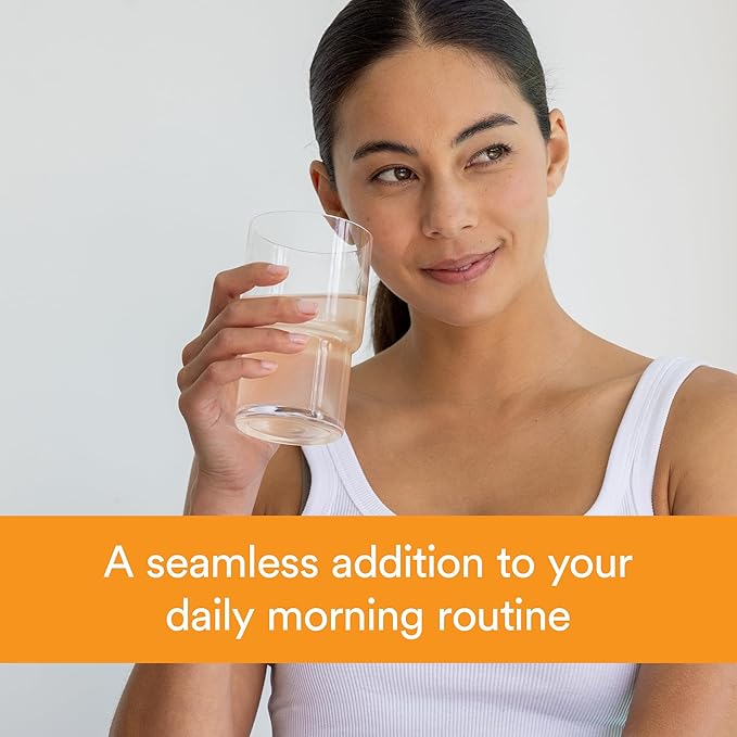 MitoQ Longevity Cellular Water Daily Powdered Drink Mix Natural Orange Flavor