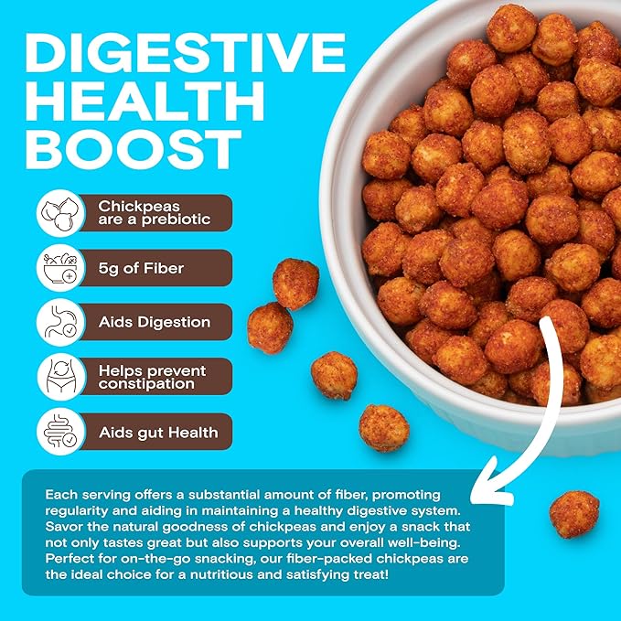 BIENA Chickpea Snacks - Crunchy Roasted Chickpeas - High Fiber Protein Snacks for Adults and Kids