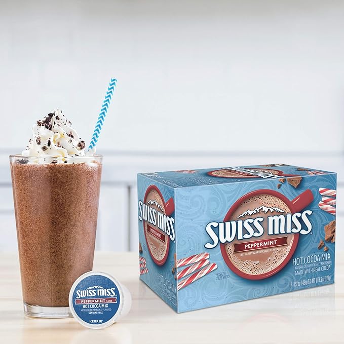 Swiss Miss Peppermint Hot Cocoa K-Cups (128 Count)