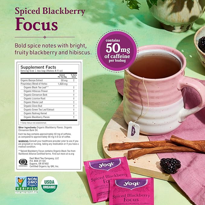 Yogi Tea - Morning Energy Variety Pack (3 Pack) Includes Peach Bergamot Bright Day, Sweet Tangerine