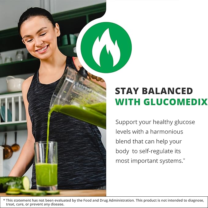 NutraMedix GlucoMedix - Bioavailable Cat's Claw & Stevia Liquid Drops - Metabolic Support to Help