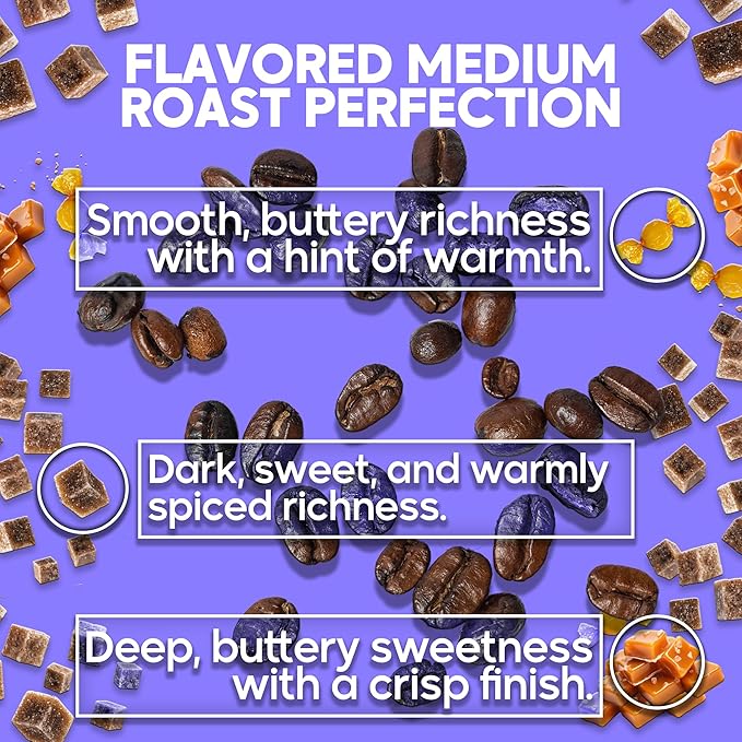 Sarasota Coffee Whole Bean Highlander Grogg | Medium Roast Gourmet Flavored Coffee Beans | Low