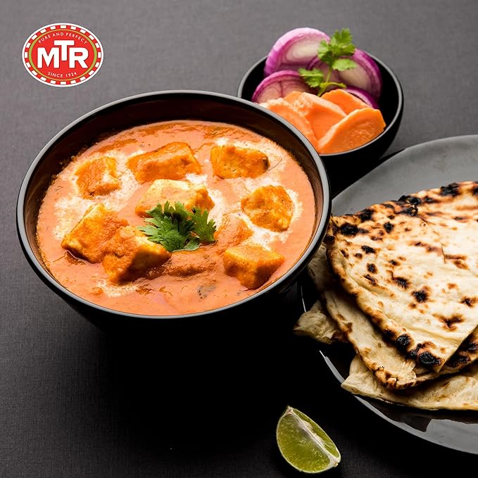 MTR - Minute Meals: Paneer Butter Masala - Creamy Cottage Cheese Curry - Tasty Indian Meal with No