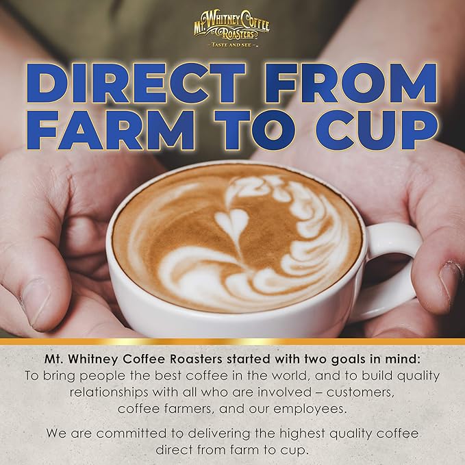 Mt. Whitney Costa Rica Estate Tarrazu Low Acid Coffee (Whole Bean, 12 Oz)