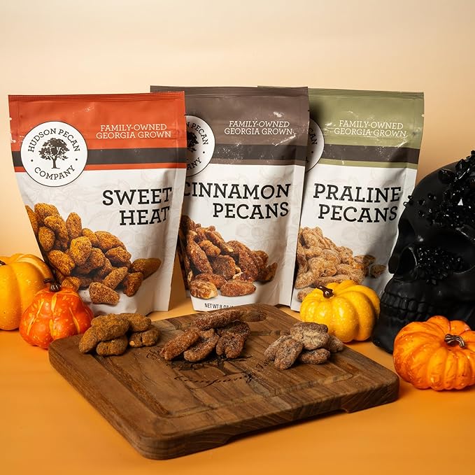 HUDSON PECAN COMPANY: Sweet Heat Georgia Pecans | Perfectly Balanced Roasted Sweet Flavor with a
