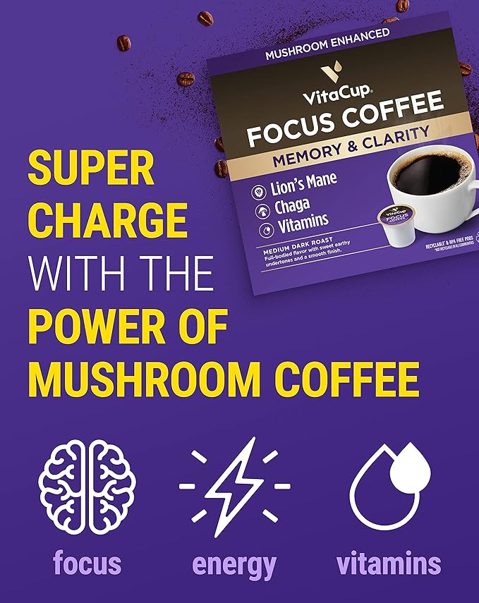 VitaCup Coffee Pods 40ct, Slim w/Garcinia for Diet Support 10ct, Genius Keto w/MCT Oil for Energy &