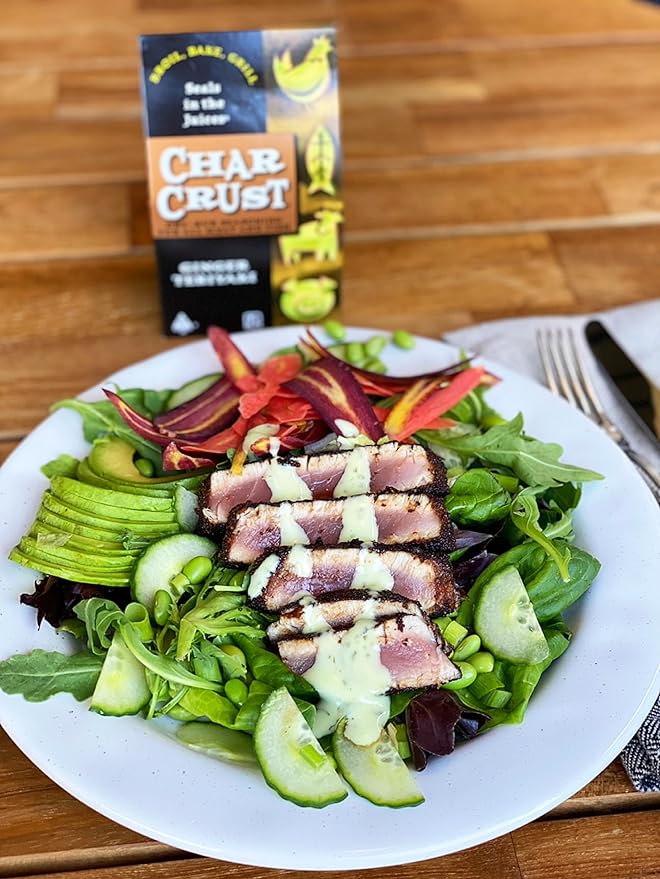 Char Crust Dry-Rub Seasonings Ginger Teriyaki | All-in-one seasonings | Perfect for Chicken