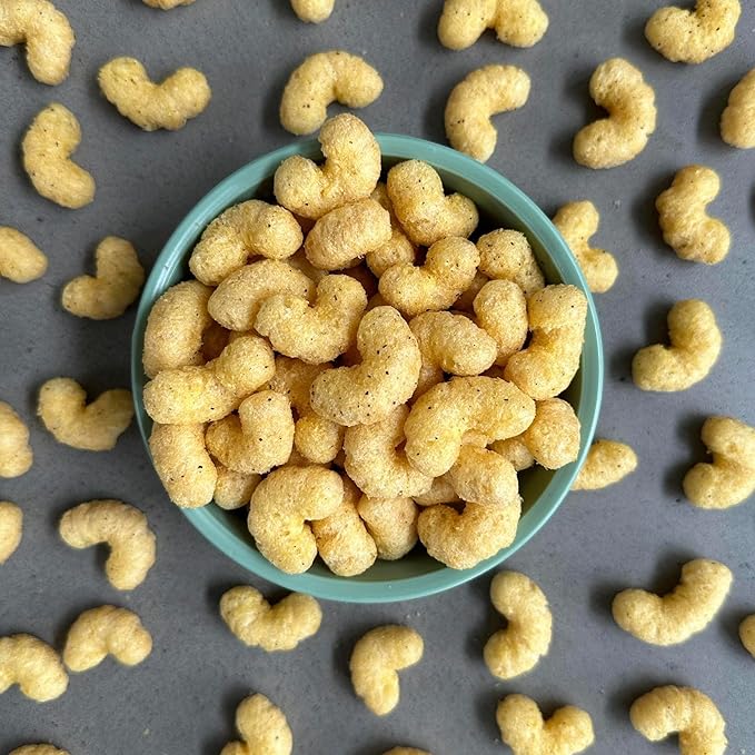CauliPuffs - Corn, Rice, and Cauliflower Gluten Free Puffed Snack (15 x 0.75oz Bags, Vegan Salt &