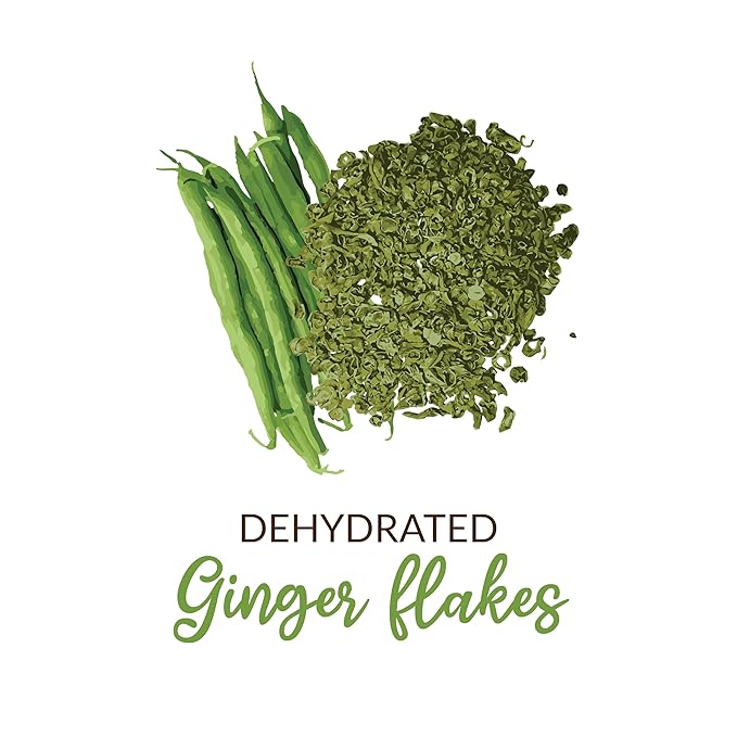 SHROOTS Dehydrated Chopped Green Beans Flakes Pure Vegetarian Gluten-Free No Added Salt Easy
