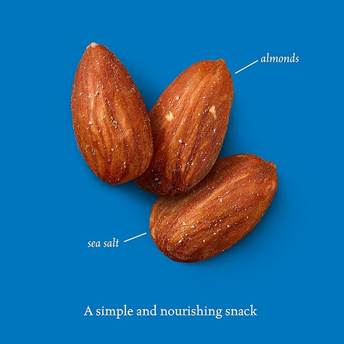 Sahale Snacks California Dry Roasted Almonds, 1.5 oz Grab & Go Bags (18 Packs) - Dry-Roasted