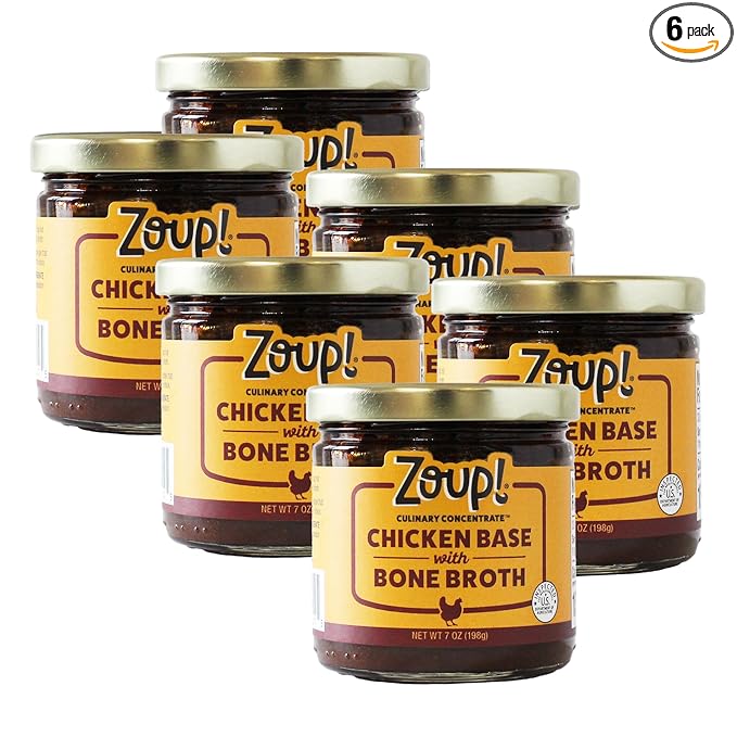 Zoup! Good, Really Good Chicken Bone Broth Culinary Concentrate, 6 Pack, 7 Oz Each