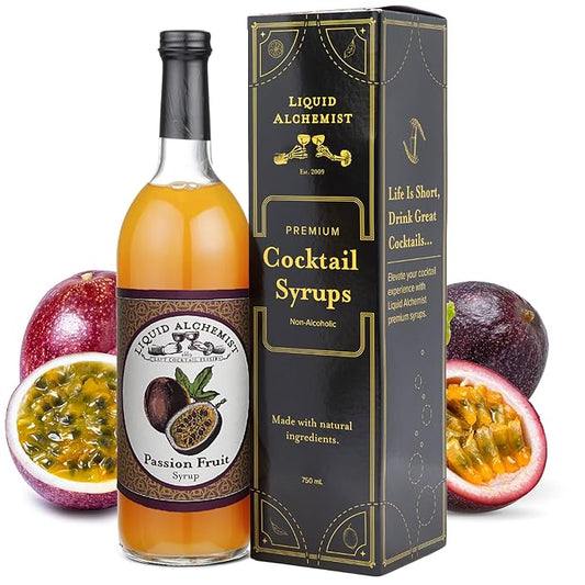 Liquid Alchemist Passion Fruit Syrup for Cocktails - Real Ingredients Make our Passion Fruit Puree