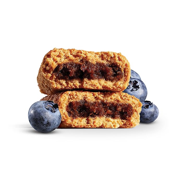 Nature?™s Bakery Whole Wheat Fig Bars, Blueberry, Real Fruit, Vegan, Non-GMO, Snack bar, 7 boxes