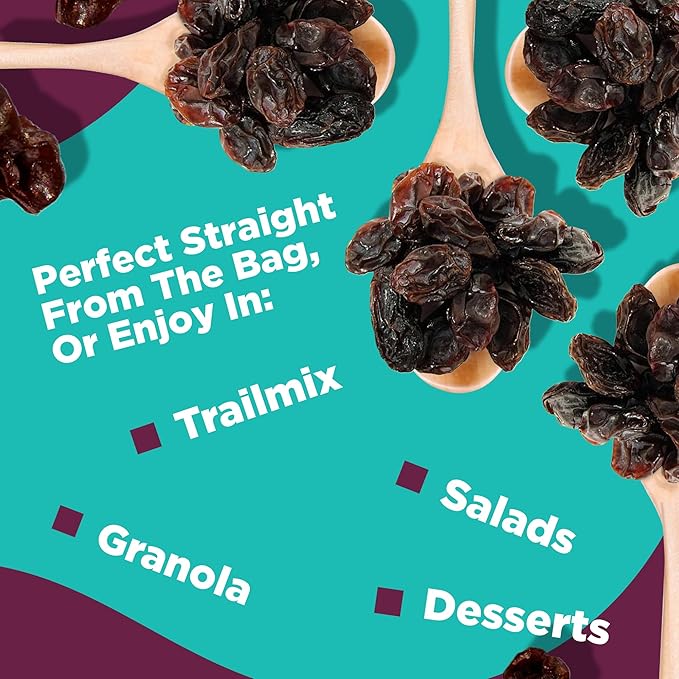 Organic Raisins by Bella Viva Orchards, 2.5 Lb. Bag