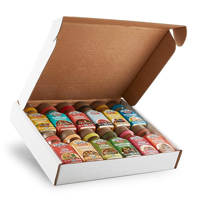 iSpice Starter Spice Set- Seasonings for Cooking, Spices and Seasonings Sets, Spices Variety Pack