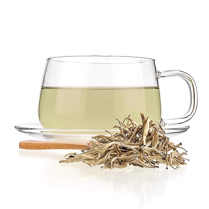 Tealyra - Luxury Jasmine Silver Needle White Losse Tea - Grown in Fujian China - Loose Leaf Tea