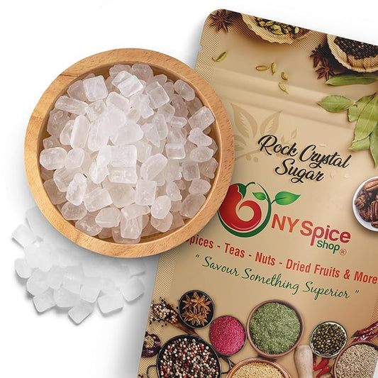 NY SPICE SHOP Rock Sugar ??3 Pound Bag Rock Candy Crystals ??Sugar Rocks Whole Crystals ??Rock