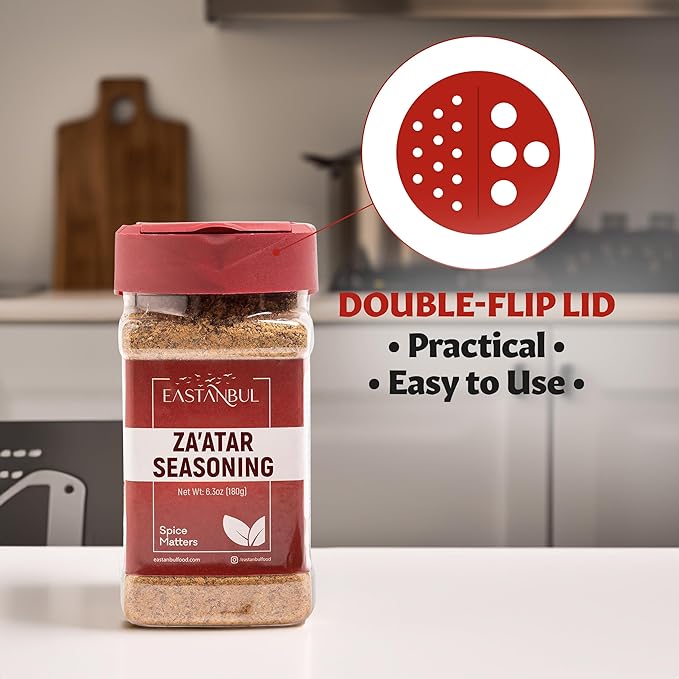 Eastanbul Zaatar Seasoning, 6.3oz, Za'atar, Zaatar Spice from Middle Eastern Spices, Perfect for