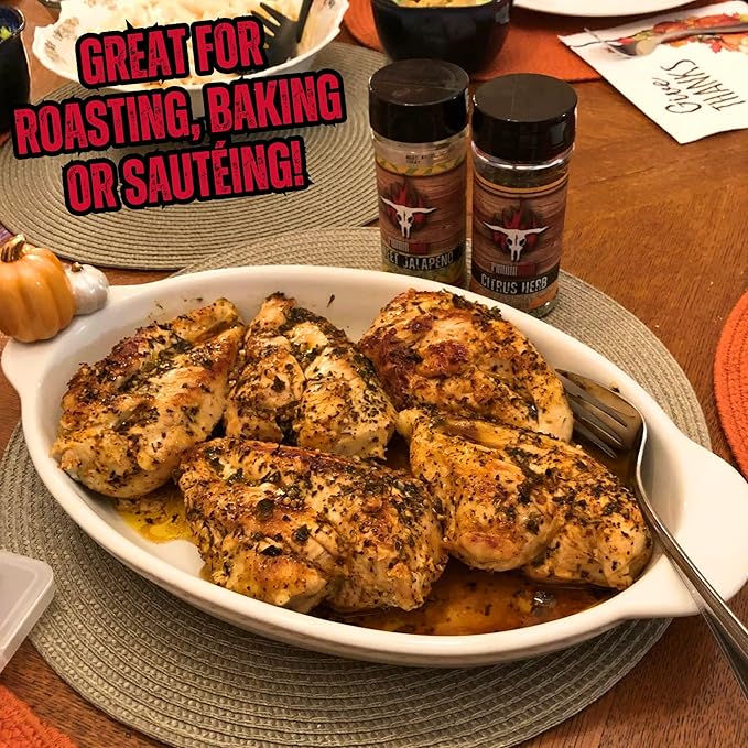 Citrus Herb Seasoning | Premium Citrus Seasoning with Garlic and Herbs for Turkey, Chicken, Fish
