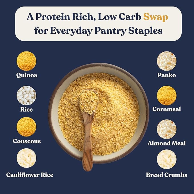 Chef???Kiss Lupin Flakes | 16g Protein, 1g Net Carbs, 15g Fiber | Gluten Free, Low Glycemic, Low