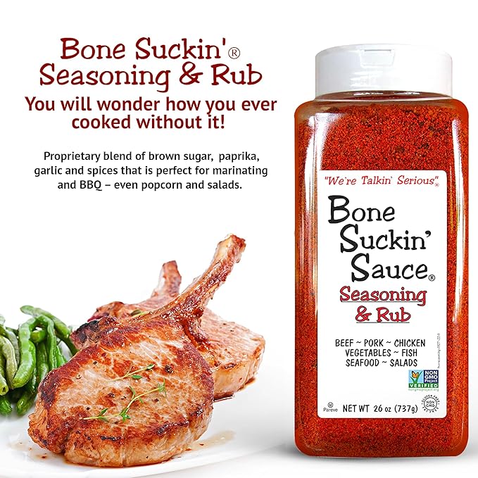 Bone Suckin' Sauce Bulk Seasoning & Rub - Brown Sugar, Garlic, Onion, Spices - Non-GMO