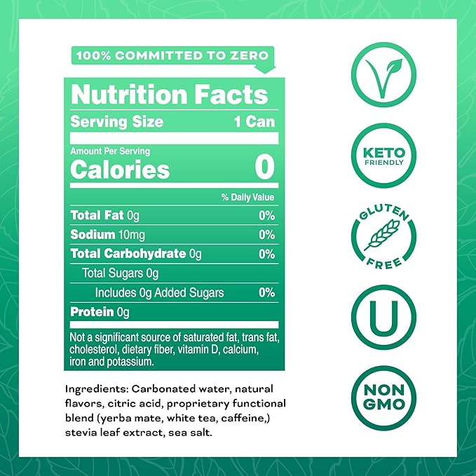 Yerbaé Variety Flex Pack, Functional Energy Drink - 0 Sugar, 0 Calories, 0 Carbs. Yerbae is