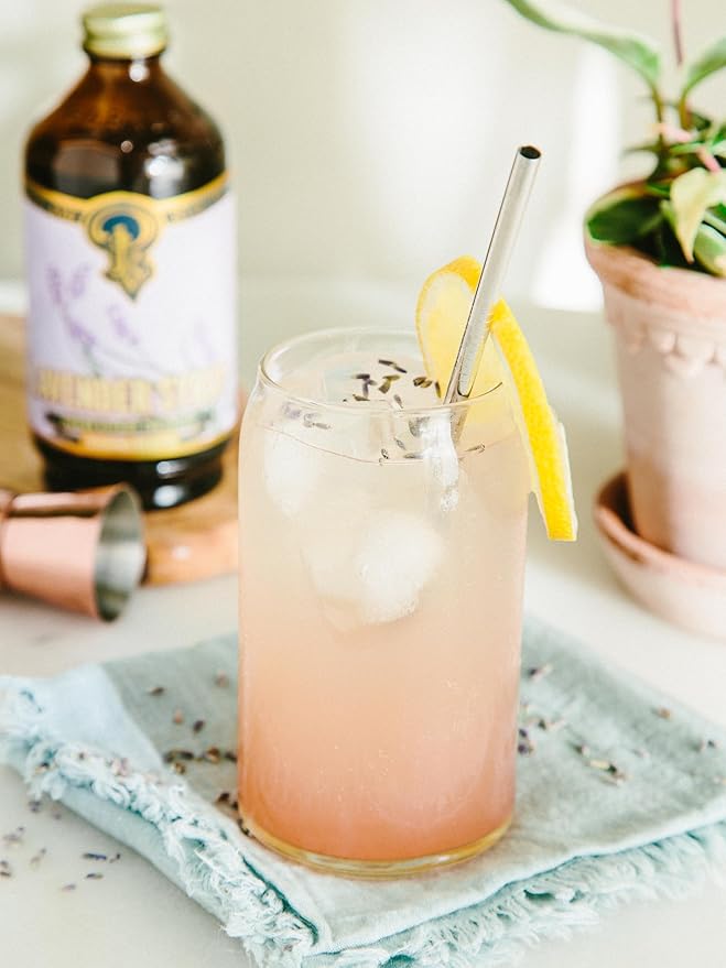 Portland Syrups Lavender Syrup - Lavender Beverage Concentrate for Tea, Matcha, Coffee, Sodas, and