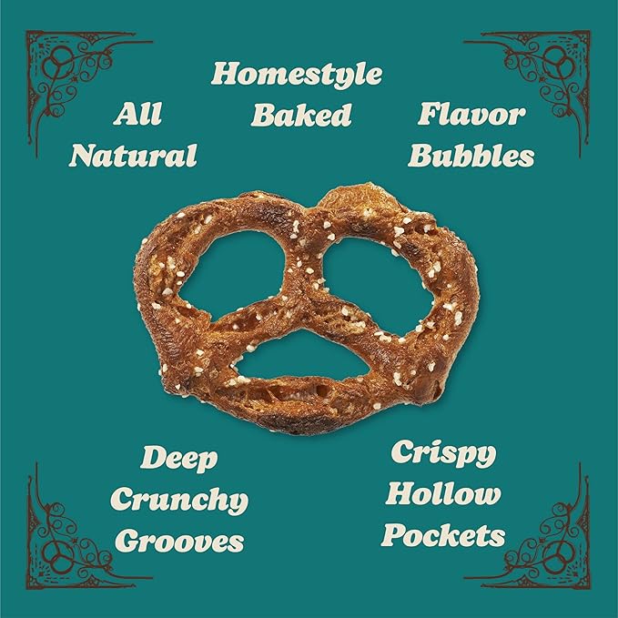 Unique Snacks Original Splits Pretzels, Delicious Homestyle Baked Snack Bag, OU Kosher, and Non-GMO