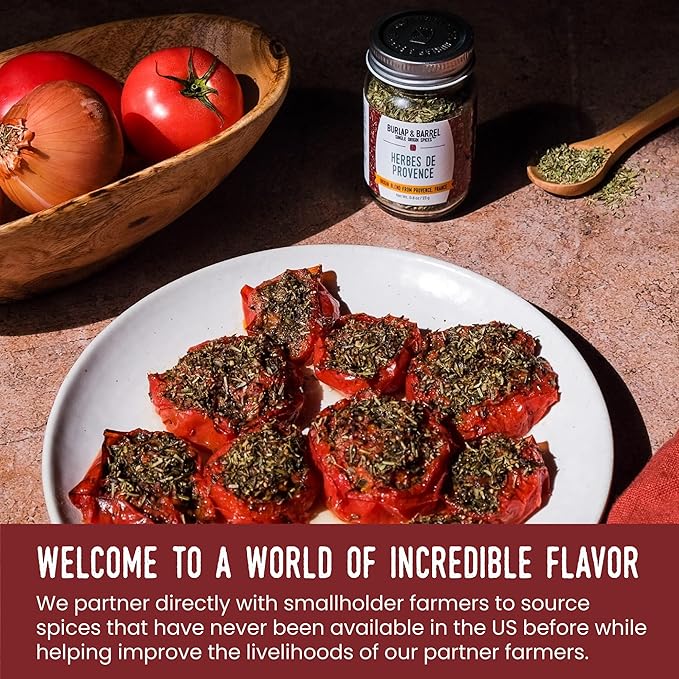 Burlap & Barrel Herbes de Provence – Iconic Herb Blend Grown & Blended in France – Herbes de