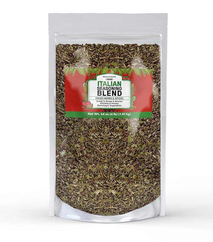 Unpretentious Italian Seasoning, 4 lb, Great in Soups & Sauces, Delicious Seasoning Blend