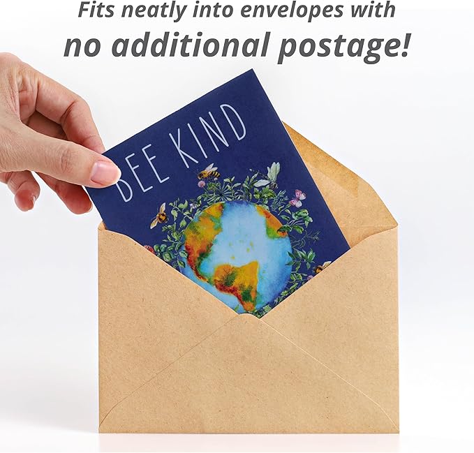 Bentley Seed Co. | Bee Kind Planet | Illustrated Bee Flower Seed Packets | Help Pollinators