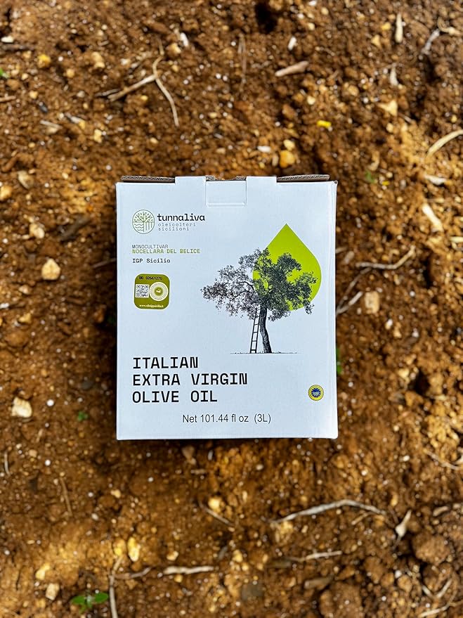Tunnaliva EVO Oil - Italian Extra Virgin Olive Oil - 100% Nocellara del Belice - IGP Sicilia