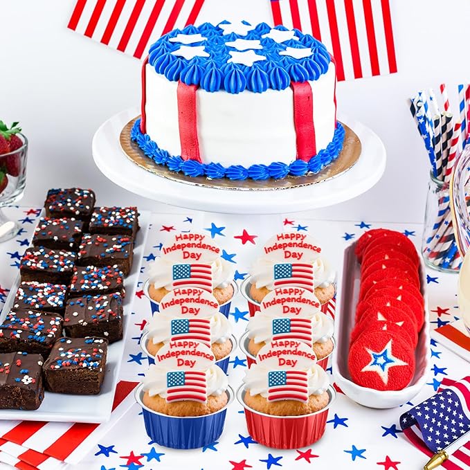 Gejoy 400 Pcs Aluminum Foil Baking Cups with Lids 5 oz Disposable Ramekins Mini Cake Pans Creme