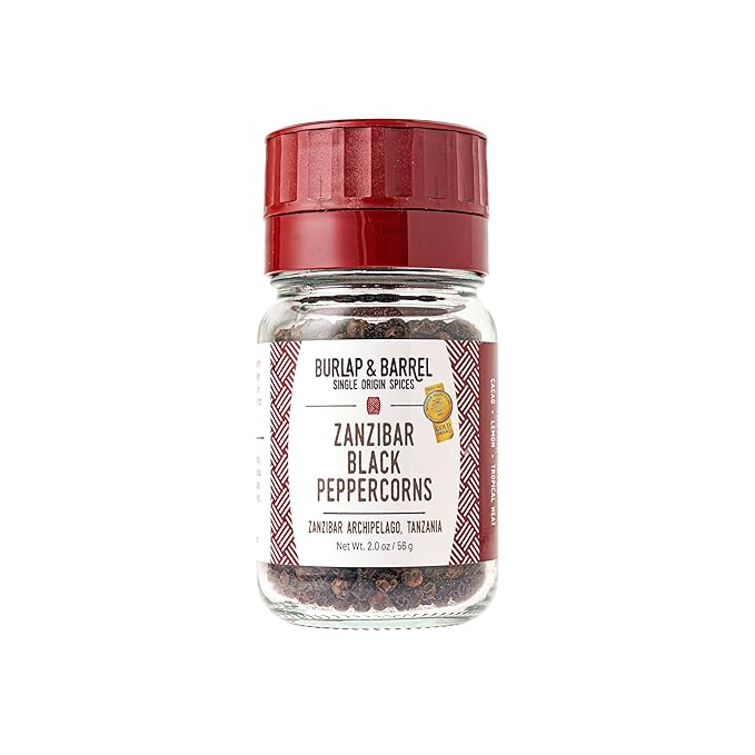 Burlap & Barrel | Zanzibar Black Peppercorns | As Seen On Shark Tank! | Award-Winning