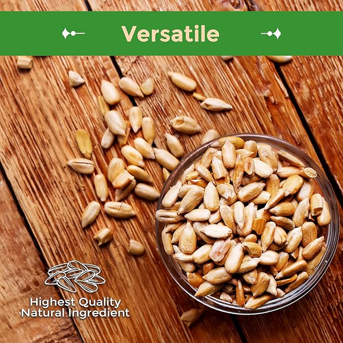 Sincerely Nuts Sunflower Seeds Roasted and Salted, Hulled | No Shell, Gluten-Free Snack, Vegan, and
