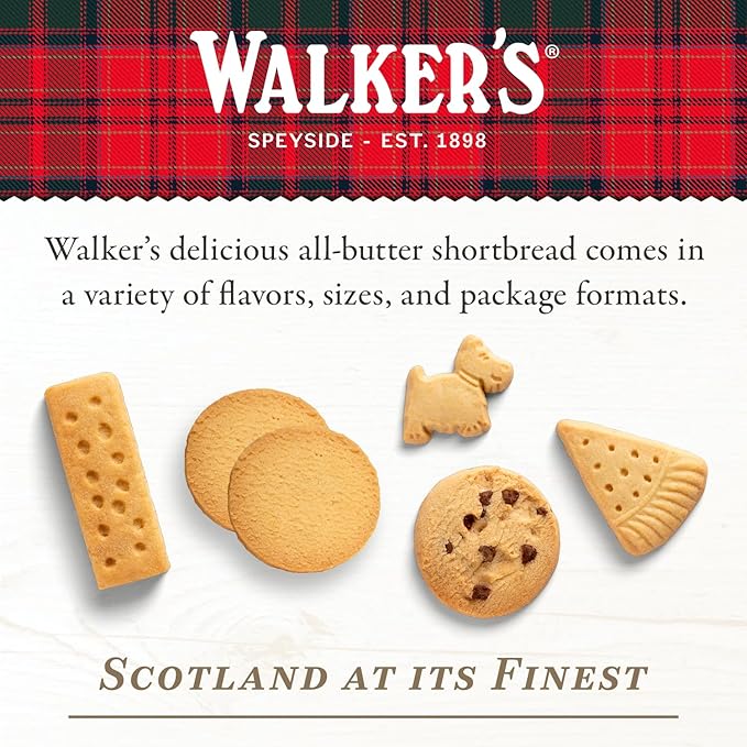 Walker's Shortbread Fingers, All-Butter Shortbread Cookies, 1 Oz Snack Packs (Pack of 150)
