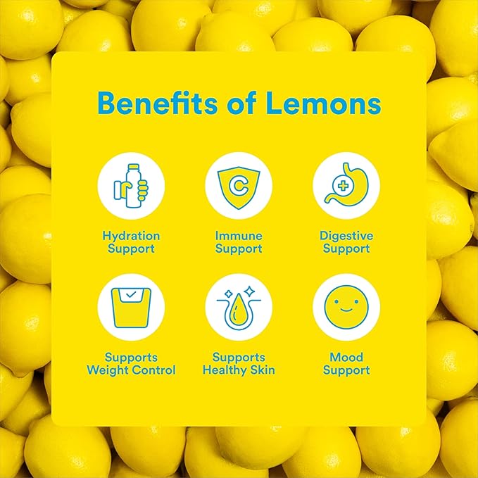 Lemon Perfect Peach, Flavored Lemon Water, Organic, Zero Sugar, Healthy Hydration Drinks, 15.2 fl