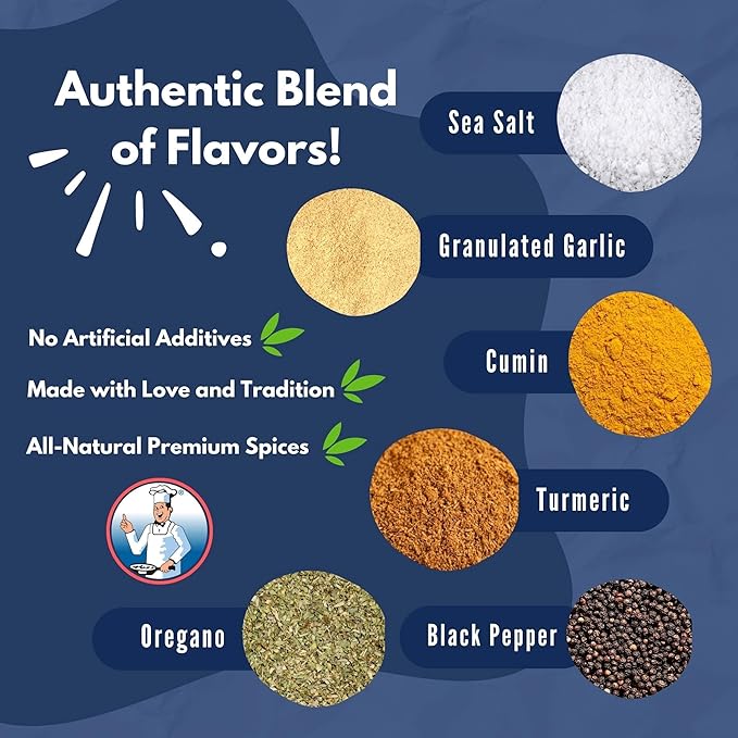 Adobo El Cocinerito | Seasoned Salt Blend | Crafted with Premium Ingredients | Additive-free |