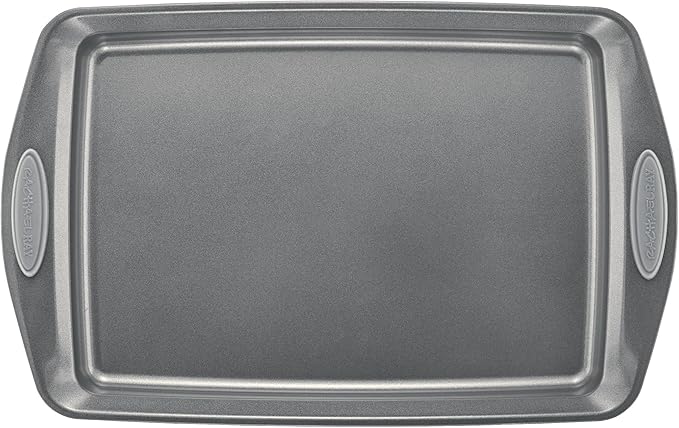 Rachael Ray Nonstick Bakeware Set with Grips, Nonstick Cookie Sheets / Baking Sheets - 3 Piece