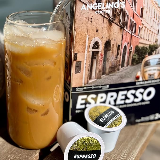 Angelino's Coffee Reserve Collection Coffee Pods Variety Pack, Medium & Dark Roast Coffee K Cups