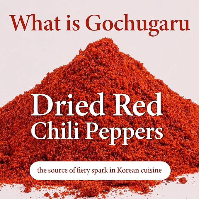 Wang Sun-Dried Coarse Gochugaru for Kimchi, Red Pepper Flakes, Chilli Powder, 7.05 Ounce