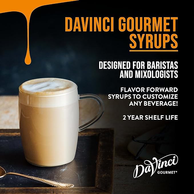 DaVinci Gourmet Classic Vanilla Syrup, 25.4 Fluid Ounces (Pack of 4)