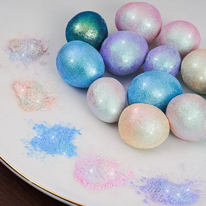 NiHome Edible Food-Grade Glimmer Powder Glitter Luster Dust Metallic Food Decorating Sprinkle