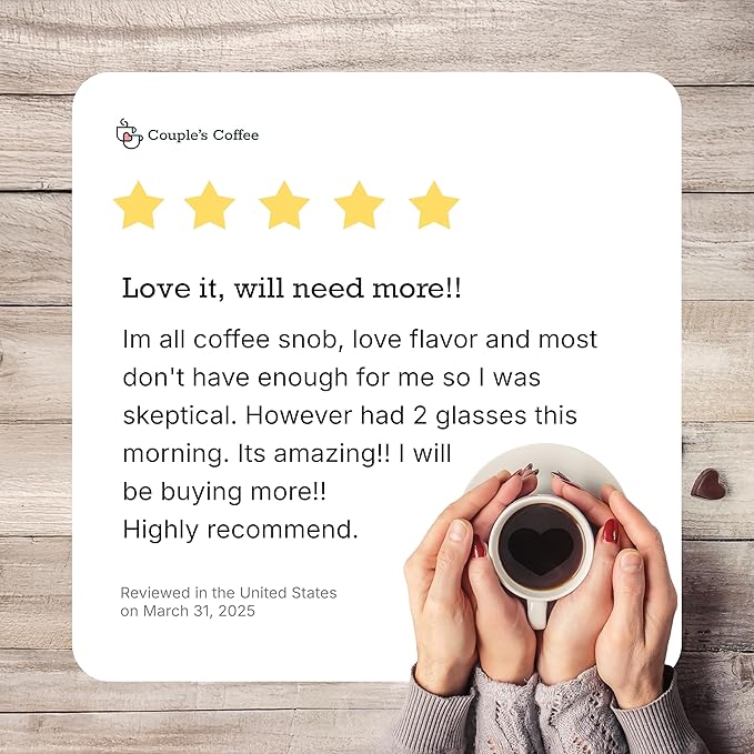 Couple's Coffee K-Cups | Decaf Coffee Pods | Gives Back to Military Families | Pillow Talk |