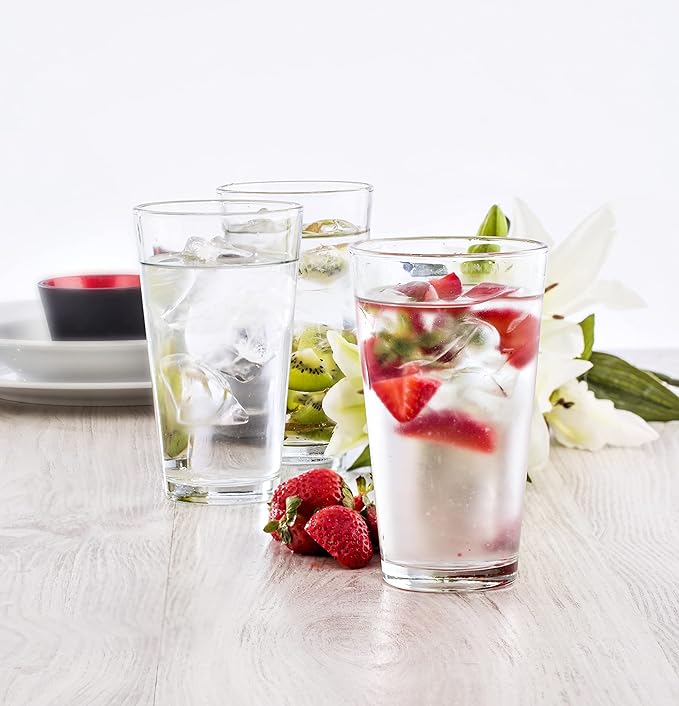 Fortessa Basics Barca Everyday 12 Pack Set Glassware Kitchen and Barware Great for: Mixed