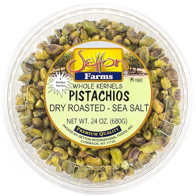 Setton Farms Shelled Pistacho Kernels, Whole Dry Roasted With Sea Salt 24 Oz. (1.5 Lbs)